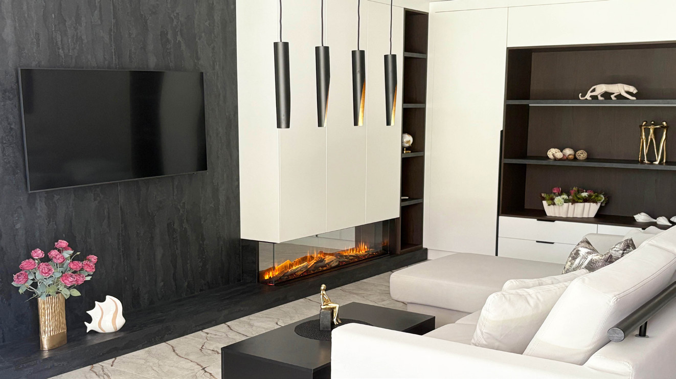 Livingbereich unten im Azur Panorama Appartement